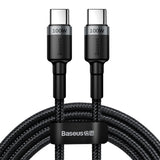 Baseus CATKLF-ALG1 USB-C - USB-C PD QC kabel 100W 5A 2m - grå