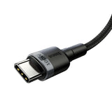 Baseus CATKLF-ALG1 USB-C - USB-C PD QC kabel 100W 5A 2m - grå