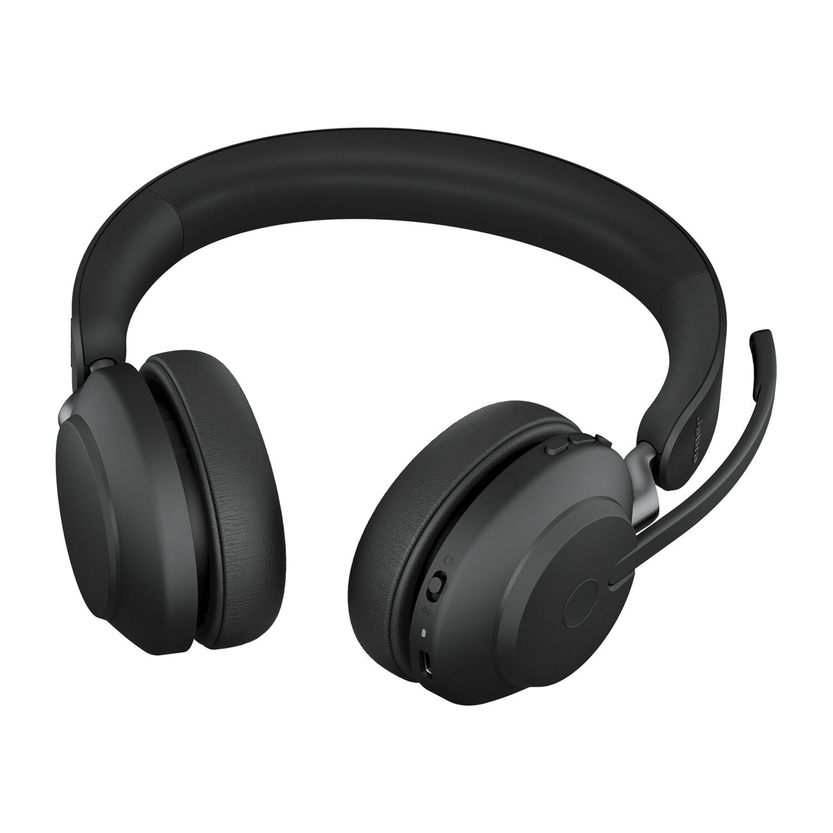 Jabra Evolve2 65 Headset Trådløs Kontor/Callcenter USB Type-A Bluetooth Opladningsstativ Sort