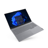 Lenovo ThinkBook 16 G9 AHP AMD Ryzen™ 5 220 Laptop 40,6 cm (16") WUXGA 16 GB DDR5-SDRAM 512 GB SSD Wi-Fi 7 (802.11be) Windows 11 Pro Nordisk Grå
