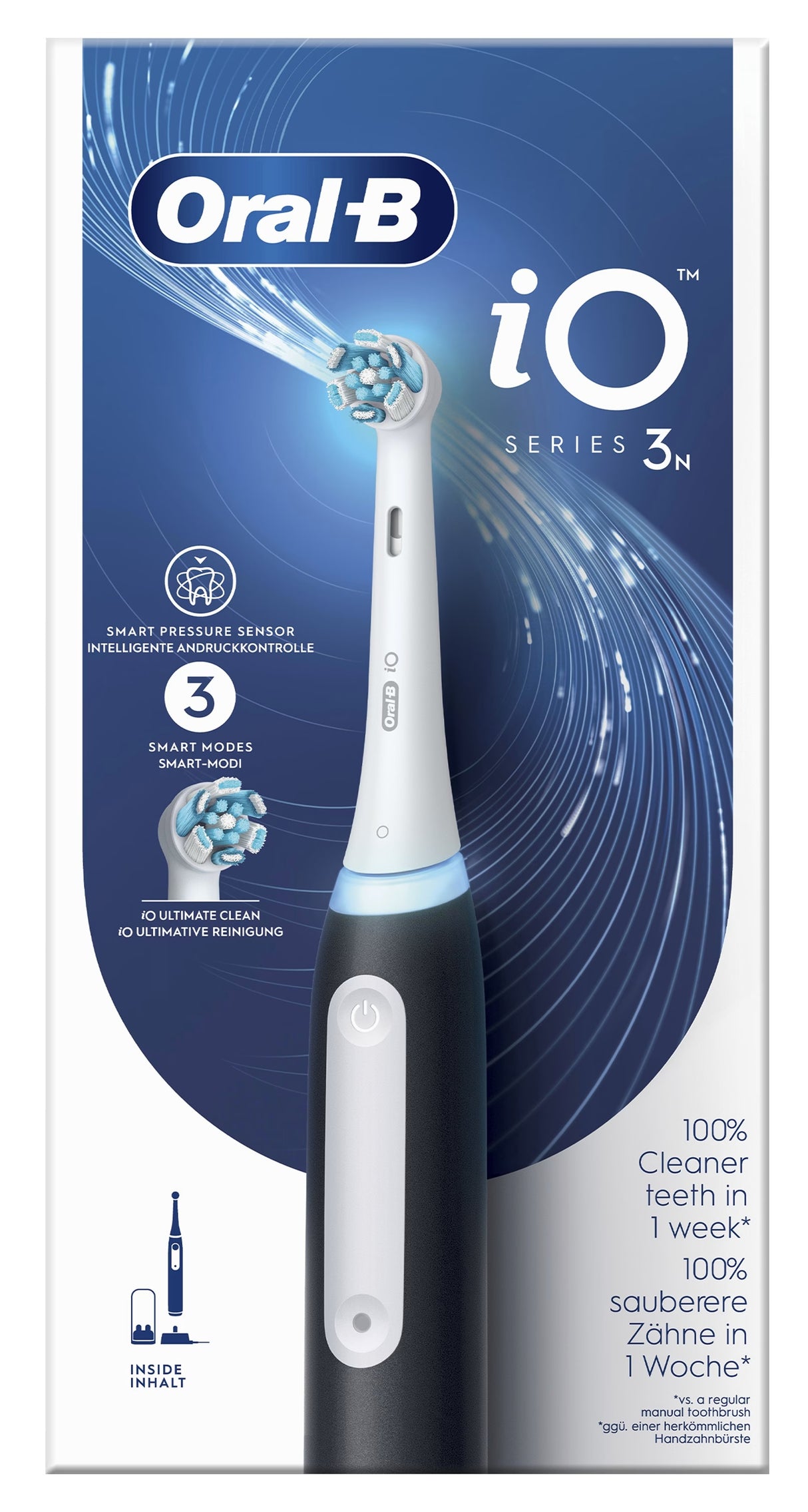 Oral-B iO 8006540730744 elektrisk tandbørste Voksen Vibrerende tandbørste Sort
