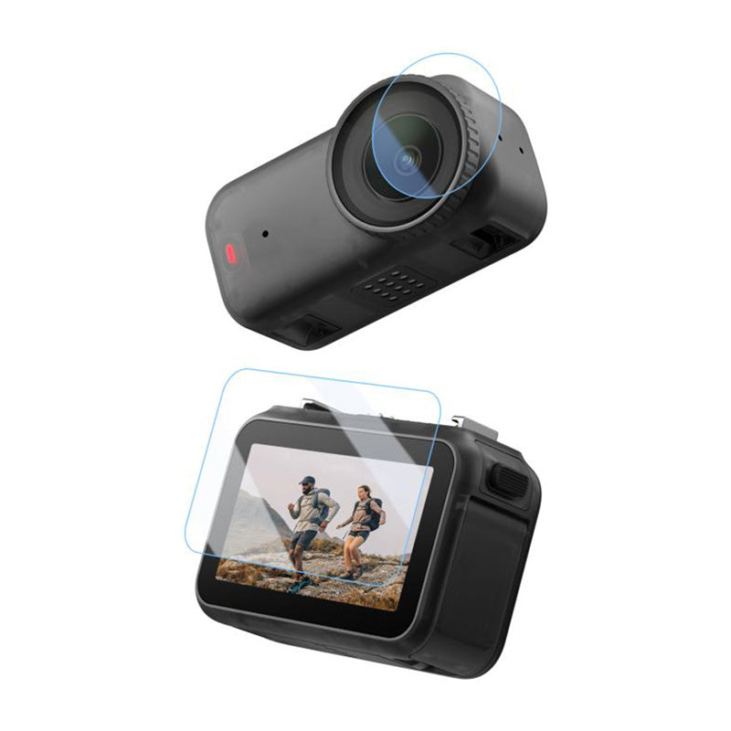PULUZ tempereret beskyttelsesglas og linsefilm til DJI Osmo Nano