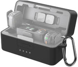 PULUZ Silicone Charging Case Beskyttende cover til DJI Mic 3 (Sort)