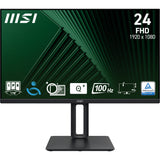 MSI PRO MP245PG 24 1920 x 1080 (Full HD) VGA (HD-15) HDMI DisplayPort 100Hz Pivot Skærm