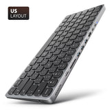 Axagon HMC-KB-US dockingstation Ledningsført USB 3.2 Gen 1 (3.1 Gen 1) Type-C Grå