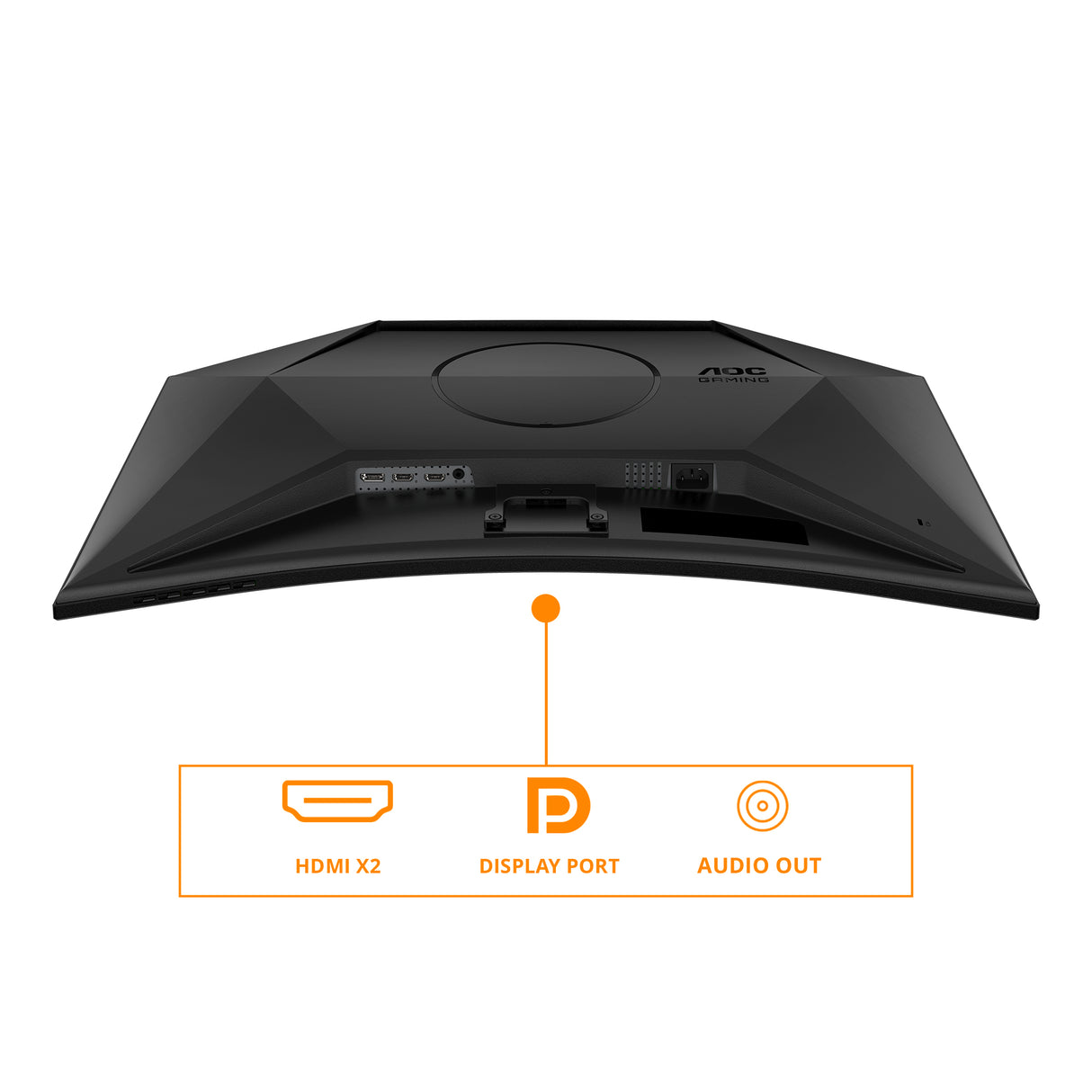 AOC G4 CQ32G4VE computerskærm 81,3 cm (32") 2560 x 1440 pixel Quad HD LCD Sort, Grå