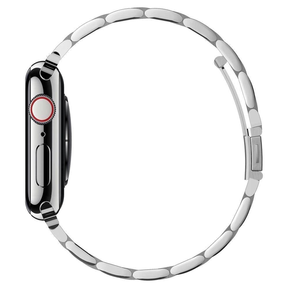 Spigen Modern Fit Band til Apple Watch 4/5/6/7/8/SE (38/40/41 mm) - Sølv