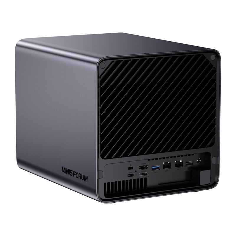 MINI-PC Minis Forum NAS N5 AMD Ryzen 7 H255, 16GB+128GB OS-lagring