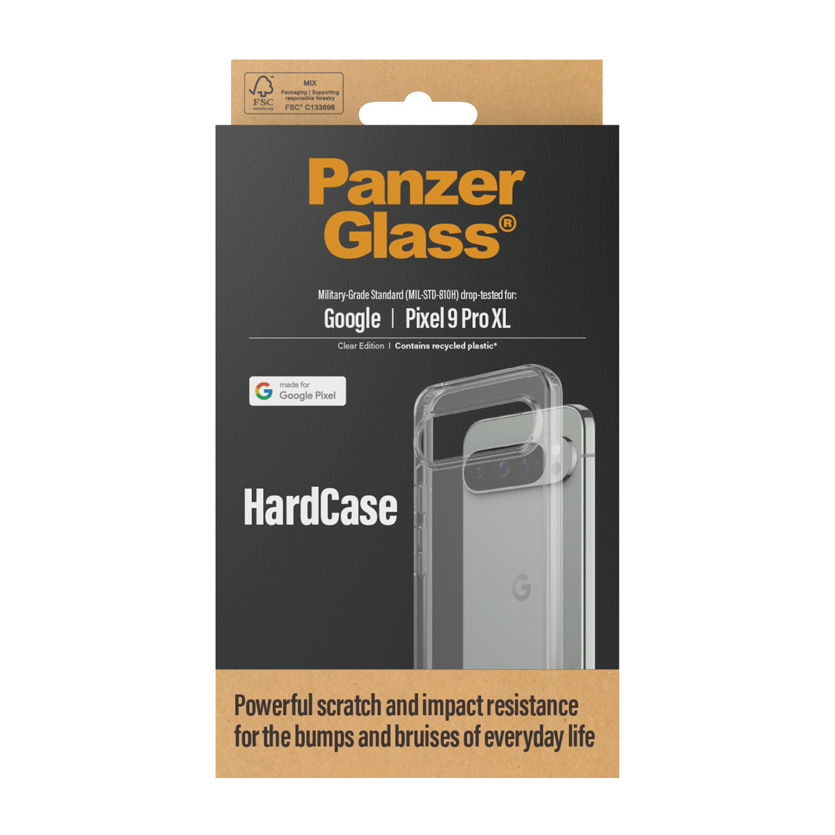 PanzerGlass ® HardCase Google Pixel 9 Pro XL | Transparent