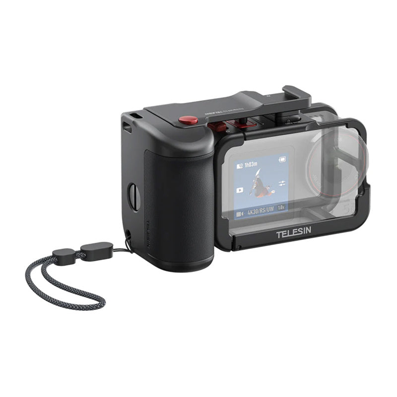 Telesin beskyttelsesfoder med håndtag til DJI Osmo Action 3/4/5
