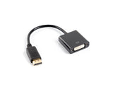 Lanberg AD-0007-BK videokabel adapter 0,1 m DisplayPort DVI-D Sort