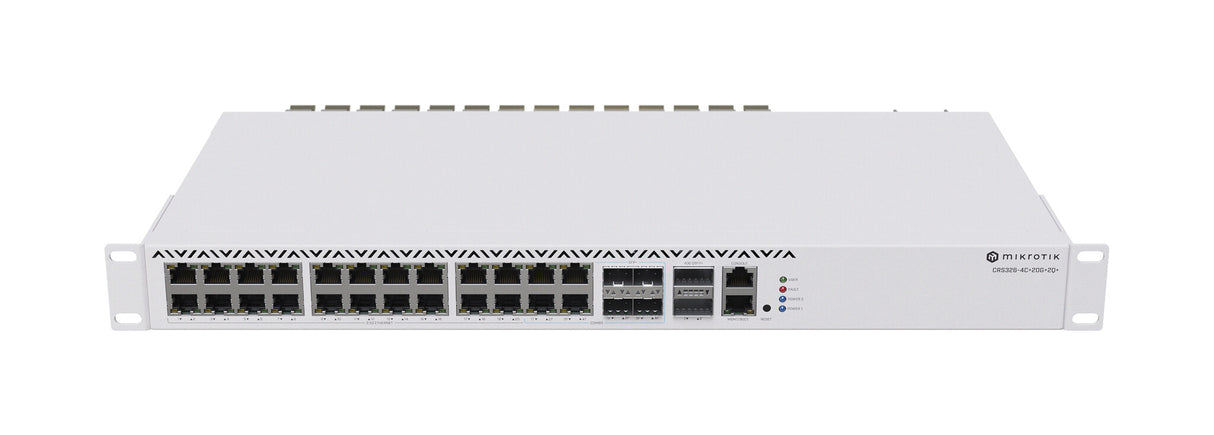 Mikrotik CRS326-4C+20G+2Q+RM netværksswitch Administreret Gigabit Ethernet (10/100/1000) Grå