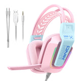 ONIKUMA X13 gaming-hovedtelefoner (rosa)