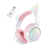 ONIKUMA GT838 gaming-hovedtelefoner (rosa)