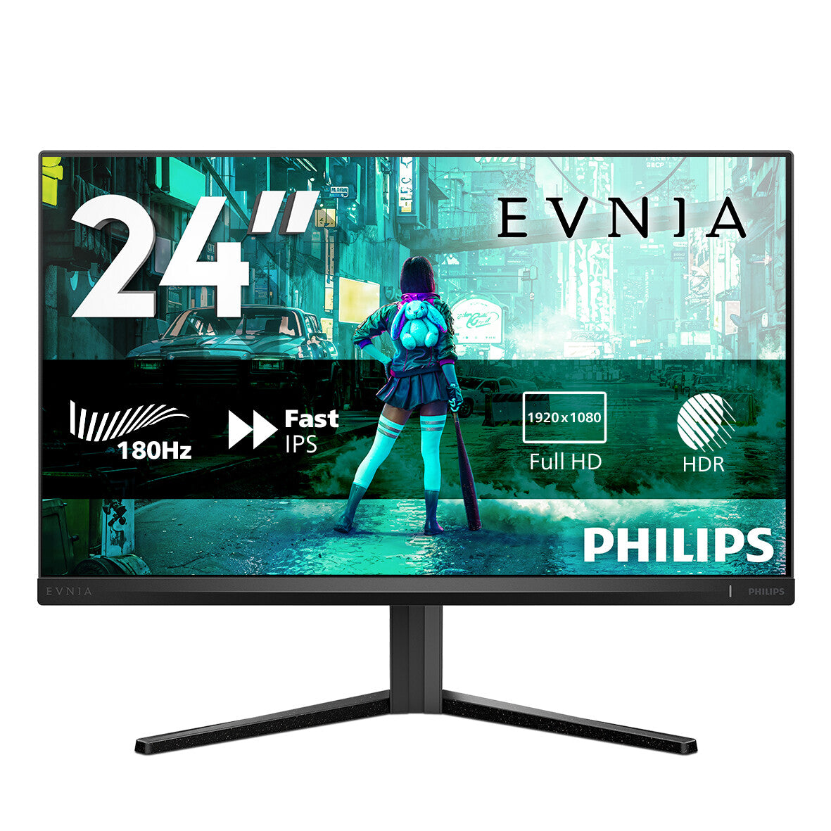 Philips Evnia 24M2N3200S/00 computerskærm 60,5 cm (23.8") 1920 x 1080 pixel Fuld HD LCD Sort