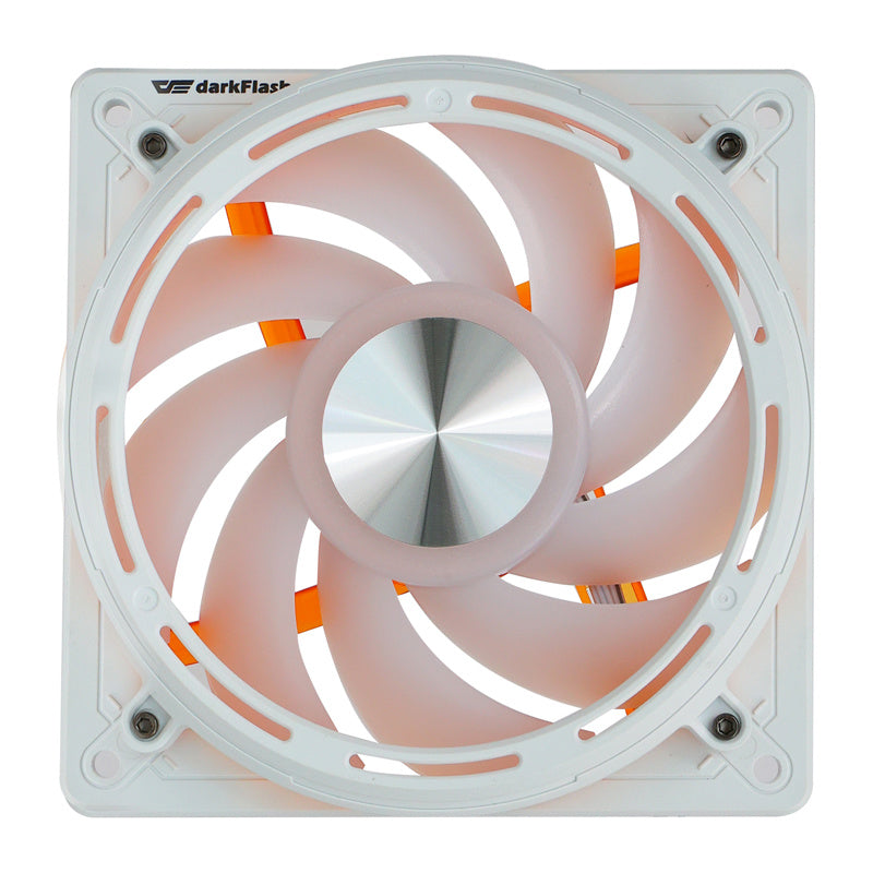 Darkflash DE8-køleventilator (hvid)