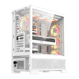 DarkFlash AIRNOVA computerkasse (hvid) + 3 fans