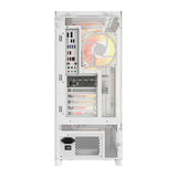 DarkFlash AIRNOVA computerkasse (hvid) + 3 fans