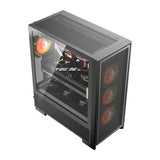 DarkFlash AIRNOVA computerkasse (sort) + 3 fans