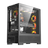 DarkFlash AIRNOVA computerkasse (sort) + 3 fans