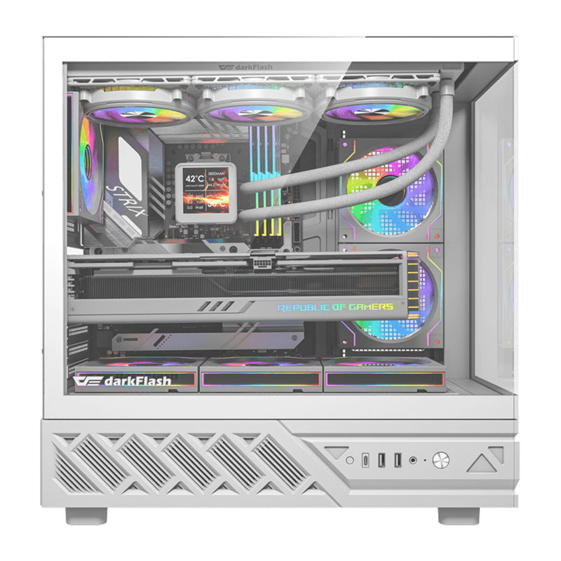 DarkFlash DS950 computerfoder (hvid)
