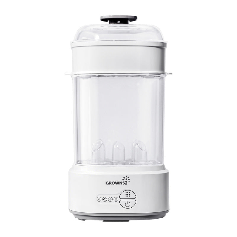 Grownsy flaske sterilisator med tørretumbler (grå)