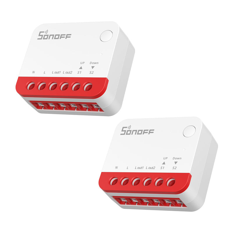 Smart ZigBee roller shutter switch Sonoff MINI-ZBRBS (2pak)