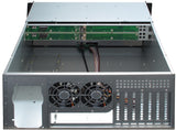 Inter-Tech IPC 4U-4408 Rackversion Forlænget ATX / SSI EEB Sort Grå
