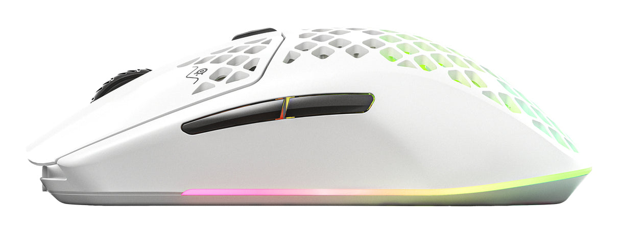SteelSeries Aerox 3 Wireless (2022) Snow trådløs mus