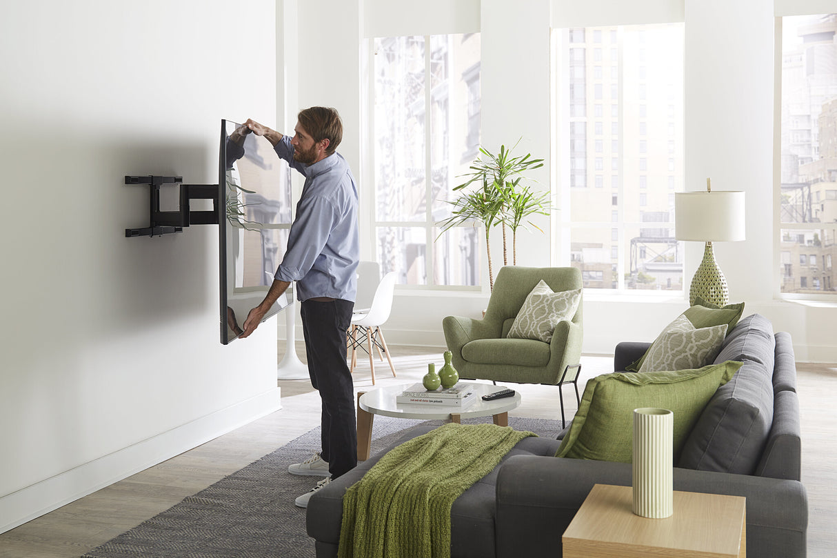 SANUS TV WALL MOUNT 47-90 INCH EXTENDS 25 2,29 m (90") Sort
