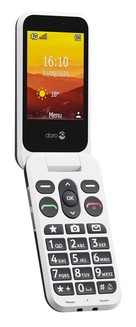 Doro Leva L21 7,11 cm (2.8") 132 g Sort, Hvid Feature telefon