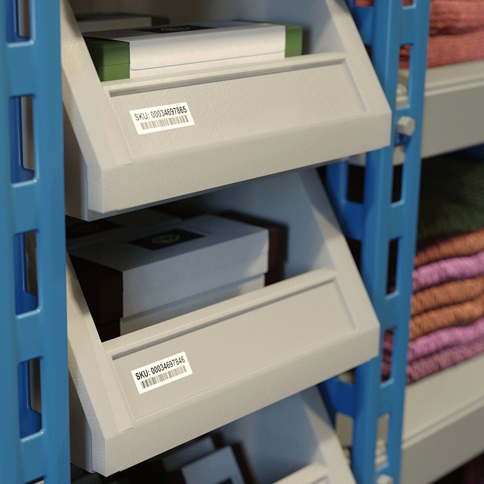 Brother DK-22211 etiketbånd Sort på hvid