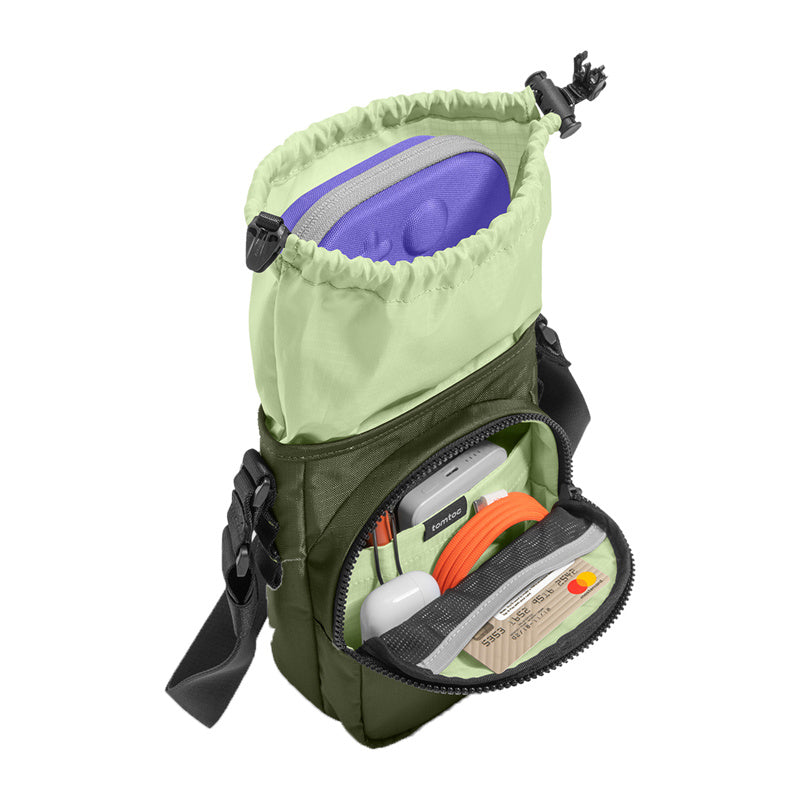 TOMTOC GameOn-G50 Switch 2 JoyCarry Sling Bag (grøn)