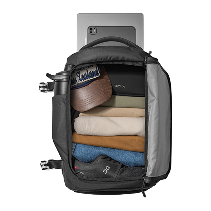 TOMTOC Navigator-T66 Liteway Travel Backpack 28L/15.6" (Sort)