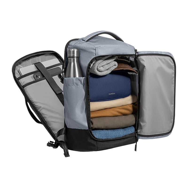 TOMTOC Navigator-T66 Liteway Travel Backpack 28L (lysgrå)