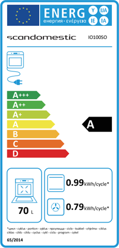 Scandomestic IO 100 SO Ovn til indbygning