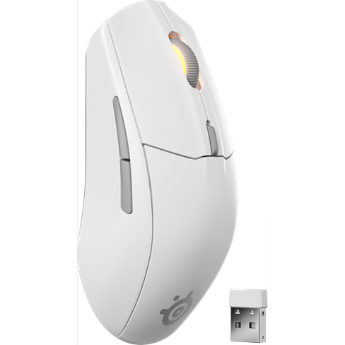 SteelSeries Rival 3 WL Gen 2 - White - Trådløs mus