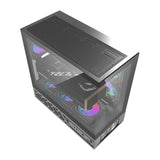 DarkFlash DS950V computerkasse med display (sort) + 6 ventilatorer