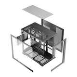 DarkFlash C280 computercase (sort) + 7 fans
