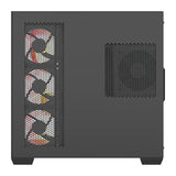 DarkFlash C280 computercase (sort) + 7 fans