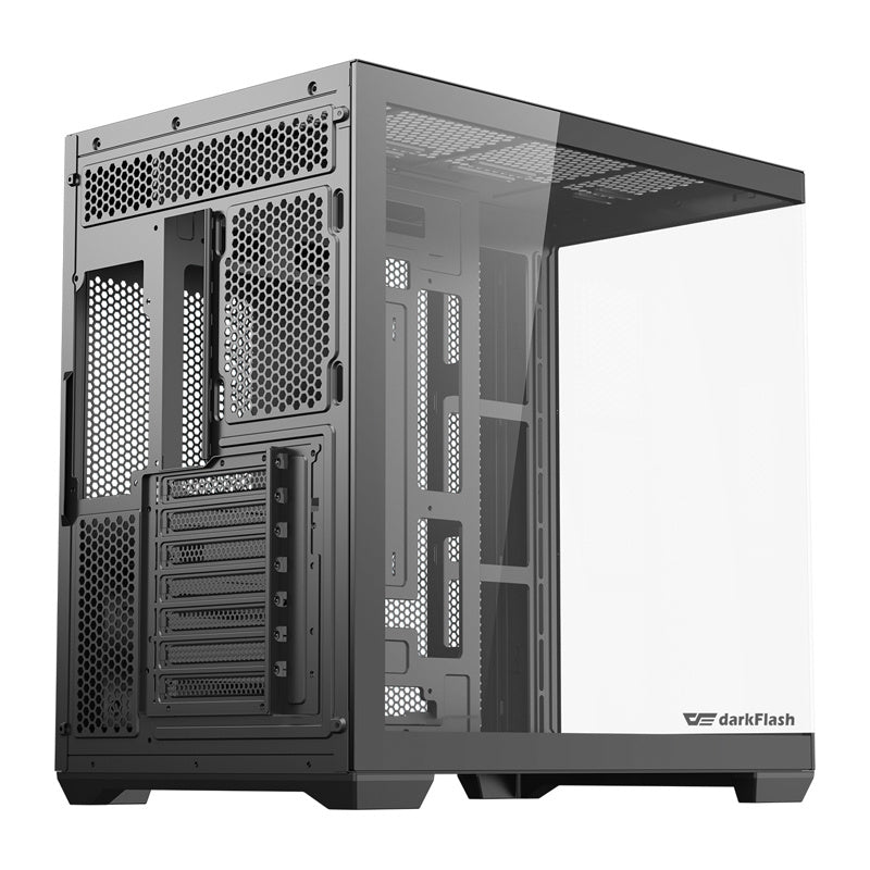 DarkFlash C280 computercase (sort) + 7 fans