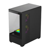 DarkFlash C365 computercase (sort) + 5 fans