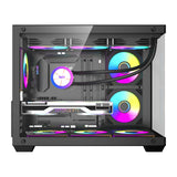 DarkFlash B275 PRO computer case (sort) + 6 fans
