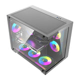 DarkFlash B275 PRO computer case (sort) + 6 fans