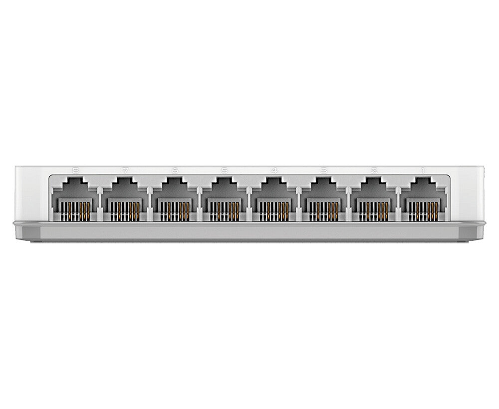 D-Link 0 Ikke administreret Fast Ethernet (10/100) Desktop Hvid