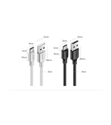 Ugreen US287 60116 USB-A / USB-C 2A kabel 1m - sort
