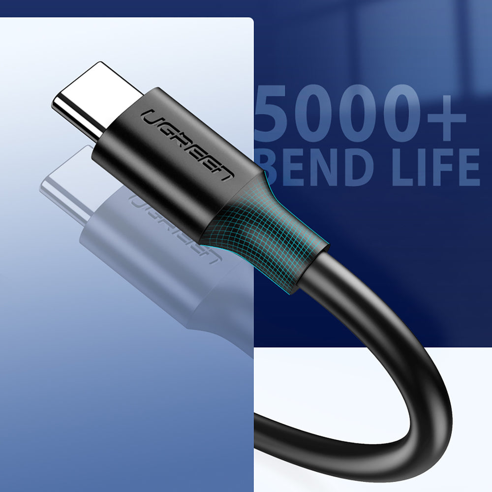 Ugreen US184 20882 USB-A 3.0 / USB-C 3A kabel 1m - sort