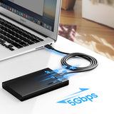 Ugreen US184 20882 USB-A 3.0 / USB-C 3A kabel 1m - sort