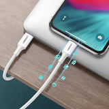 Ugreen US171 Lightning - USB-C MFi PD kabel 20W 480Mb/s 1m - hvid