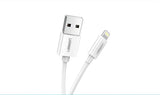 Ugreen US155 20728 USB-A / Lightning MFi 2.4A kabel 1m - hvid